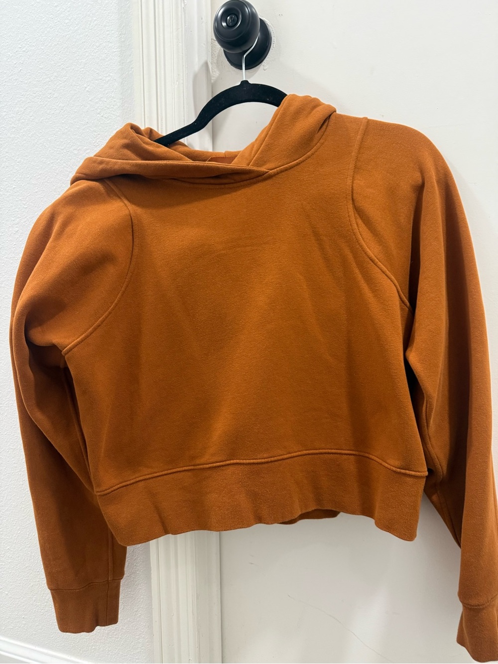lululemon athletica Burnt Orange Cropped Hoodie